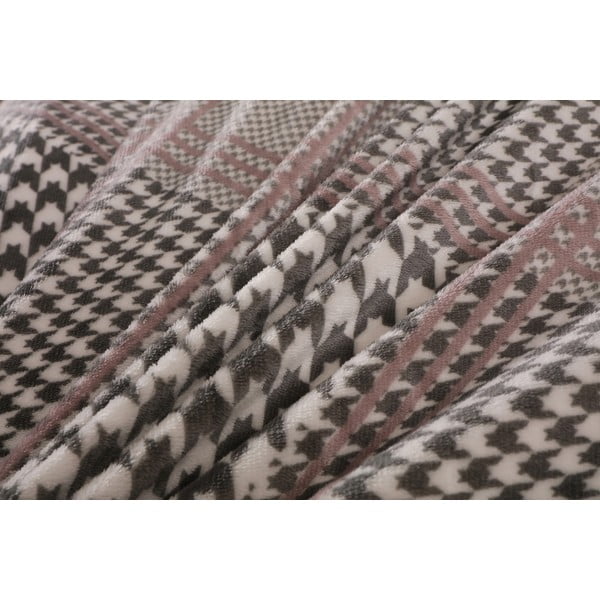 Biancheria da letto singola grigia micro felpata 140x200 cm - My House-image-2