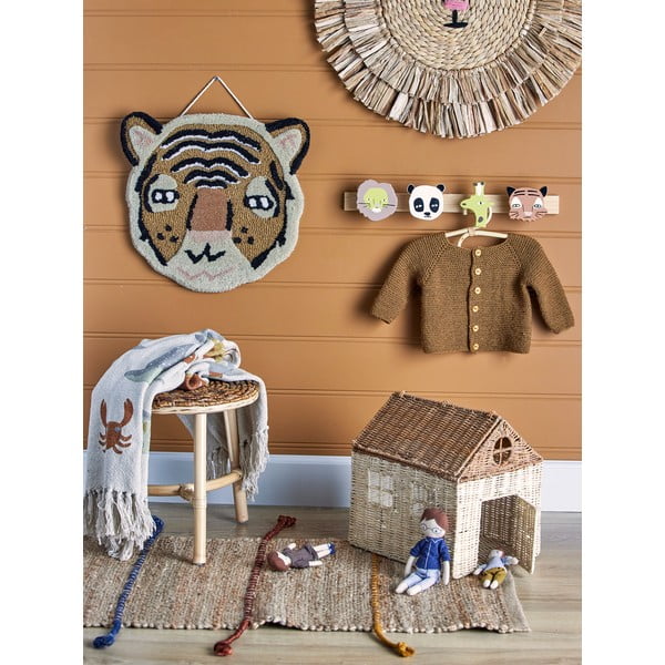 Appendiabiti da parete per bambini in legno di pino Sade - Bloomingville Mini-image-1