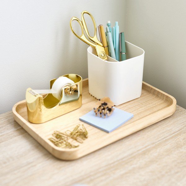 Organizzatore in legno Eco Office - iDesign-image-1