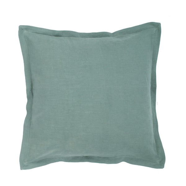 Cuscino verde con lino , 45 x 45 cm - Tiseco Home Studio