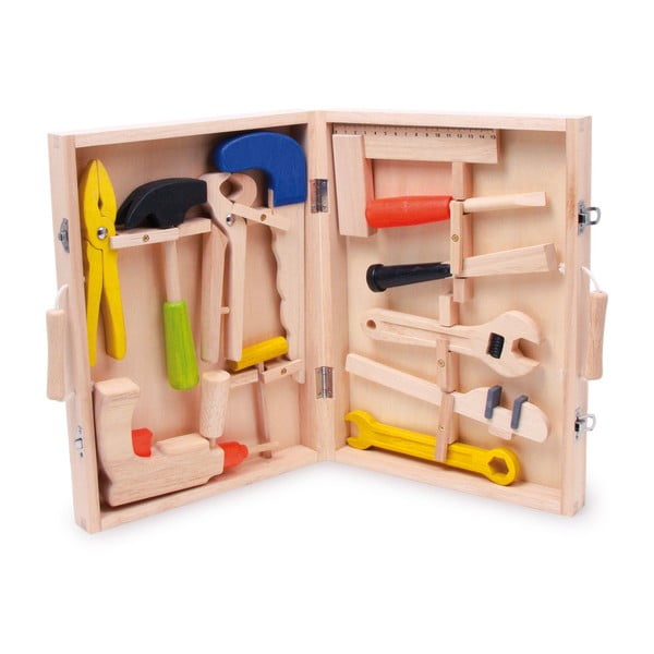 Cassetta degli attrezzi in legno per piccoli utensili da bricolage - Legler