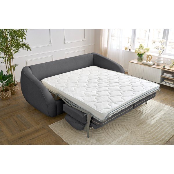 Divano in grigio scuro allungabile 235 cm Cezanne – Bobochic Paris-image-1