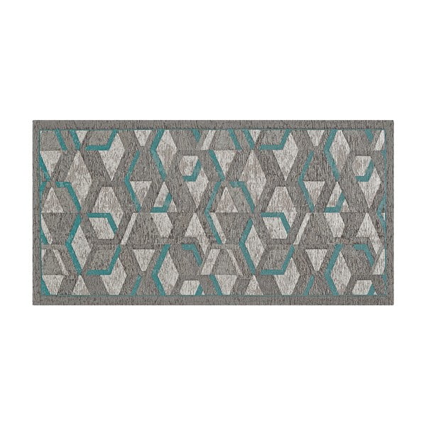 Runner grigio-blu , 55 x 240 cm Hypnotik - Floorita-image-2