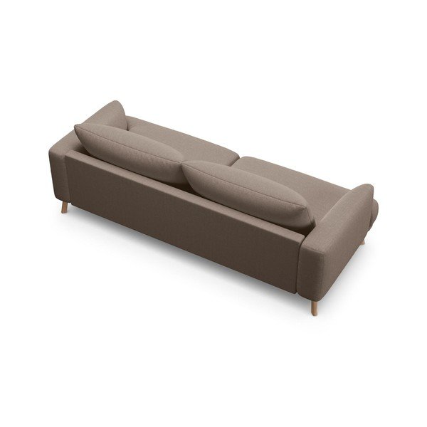 Divano grigio tortora 200 cm Naomi – Micadoni -image-2