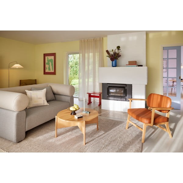 Fruttiera in vetro verde e marrone ø 25 cm Bonbon - Hübsch-image-3