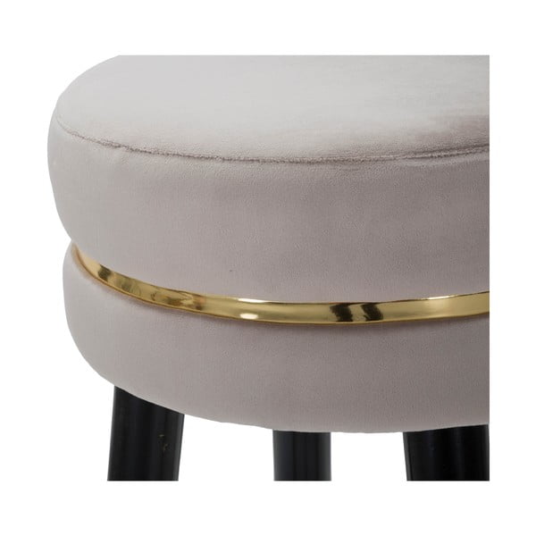 Sedia da bar grigio chiaro in imbottito (altezza della seduta 74 cm) Paris – Mauro Ferretti-image-3