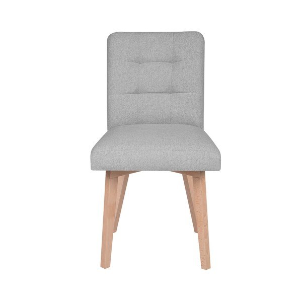 Sedia da pranzo grigio chiaro Tulip - Mazzini Sofas