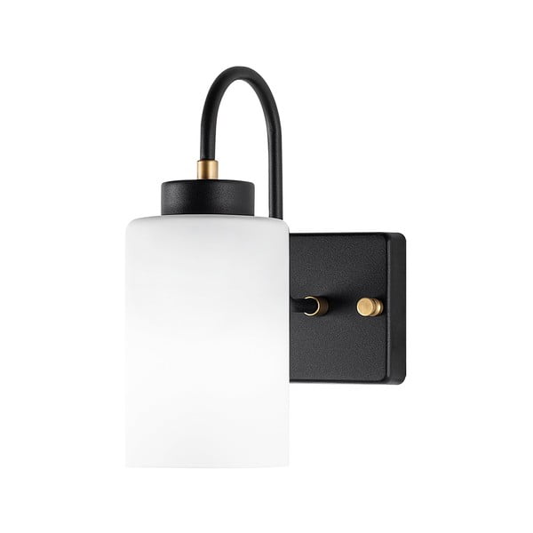 Lampada da parete bianca e nera ø 10 cm Duzsuz - Opviq lights