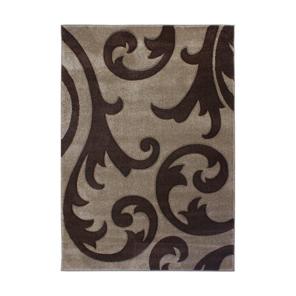 Tappeto beige e marrone Elude Beige Brown, 160 x 230 cm - Flair Rugs