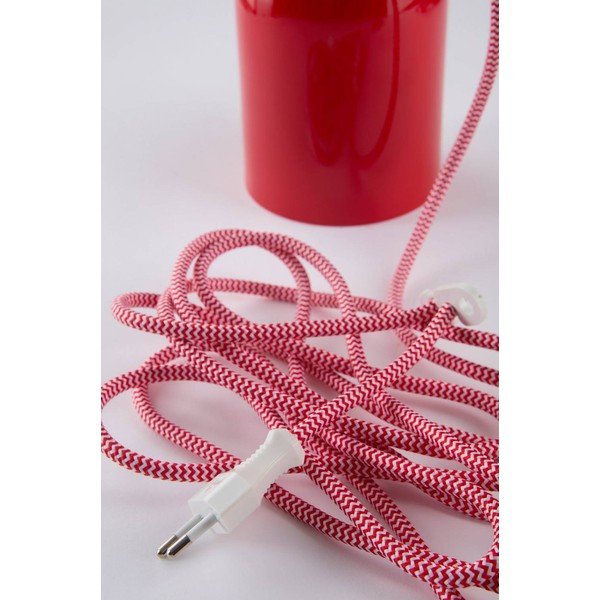Lampadario rosso in metallo ø 10 cm Ara – Jotex-image-4