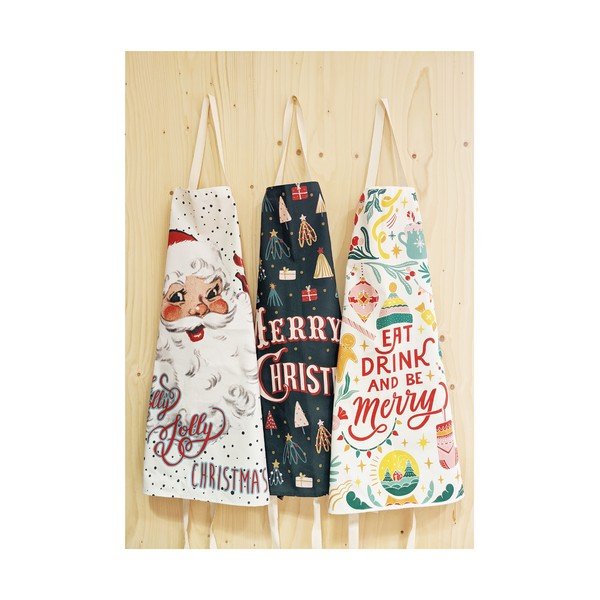 Grembiule in cotone Eat Drink and be Merry - eleanor stuart-image-1