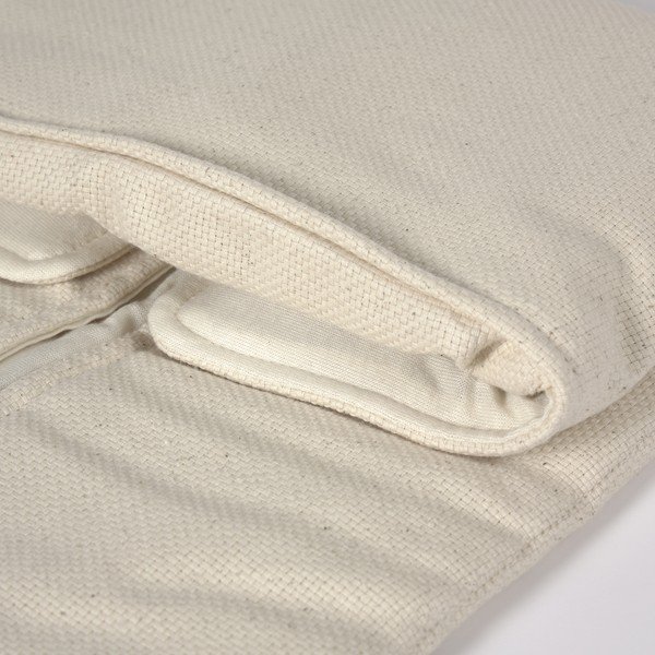 Fasciatoio da viaggio in cotone biologico bianco Jeila - Kave Home-image-2