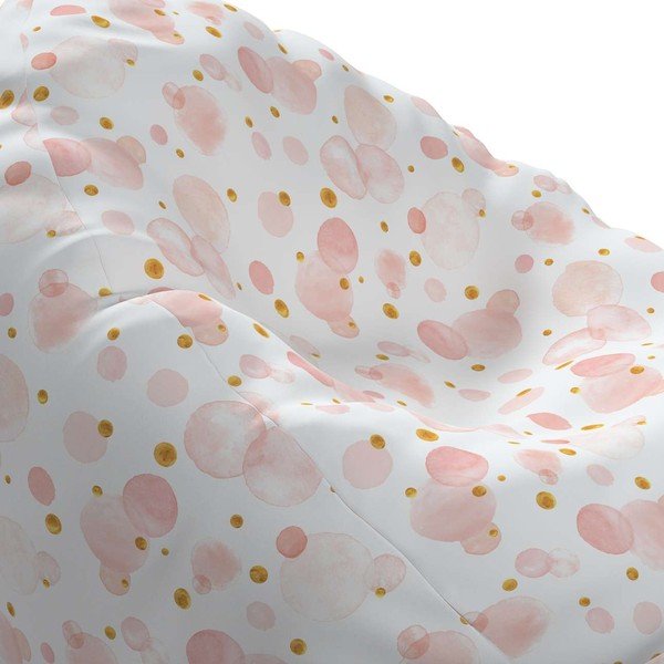 Pouf a sacco per bambini rosa Magic  – Yellow Tipi-image-1