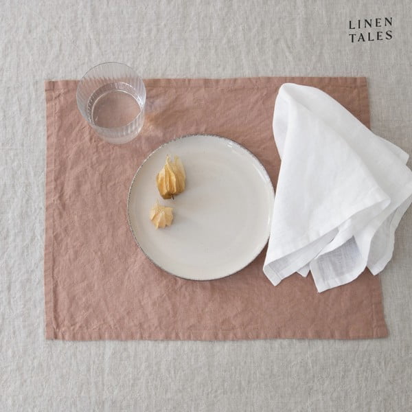 Tovaglietta di stoffa 35x45 cm Cafe Creme - Linen Tales-image-3
