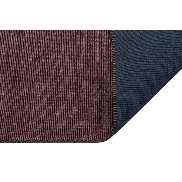 Tappeto in cotone lavabile bordeaux e nero 80x150 cm Bendigo - Vitaus-image-3