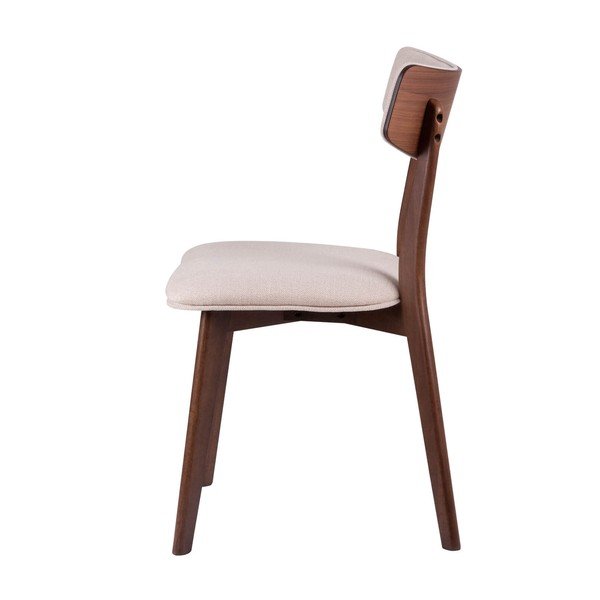 Set di 2 sedie da pranzo con base marrone scuro Anais - sømcasa-image-1