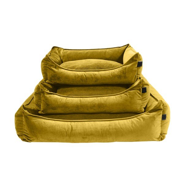 Letto per cani giallo Cocoon, 90 x 70 cm - Ego Dekor-image-4