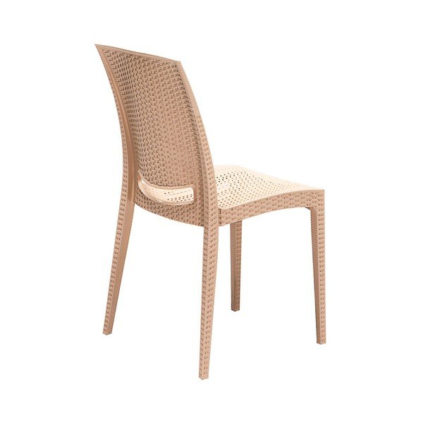Set da pranzo da giardino in rattan beige per 4 persone Rattan - Floriane Garden-image-4