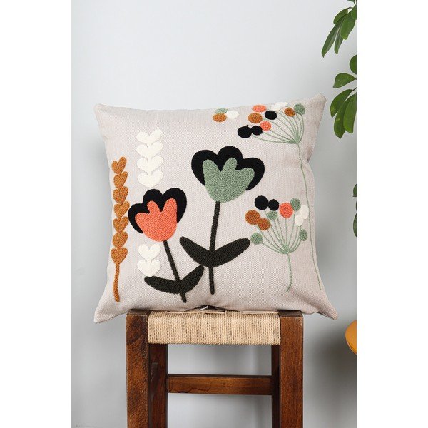 Federa decorativa in lino 43x43 cm Lale – Mioli Decor-image-1