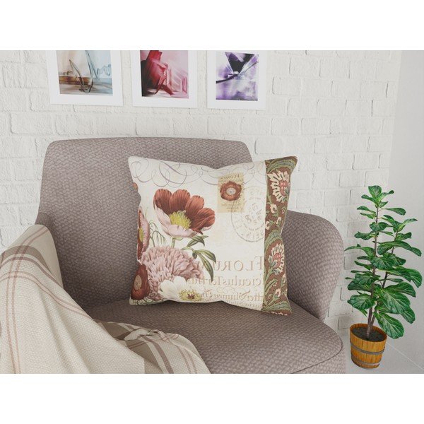 Federa Maseto Fiori Rusto Dos, 43 x 43 cm - Vitaus-image-1