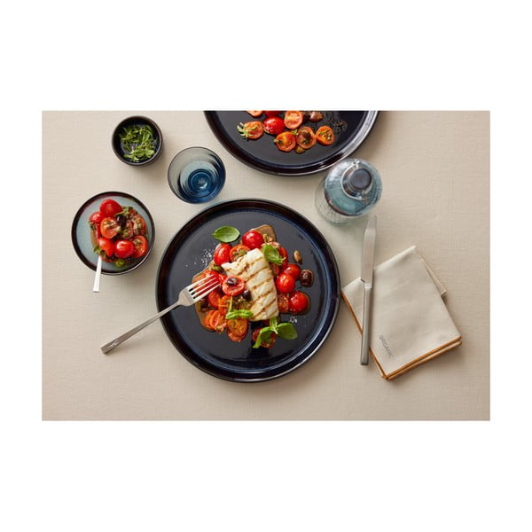 Posate color argento opaco in acciaio 16 pz – Bitz-image-1