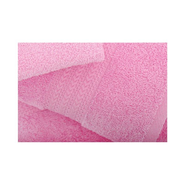Set di 3 asciugamani rosa e asciugamano Rainbow - Foutastic-image-2