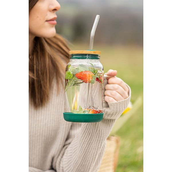 Barattolo con cannuccia 600 ml Fuori – Vialli Design-image-3