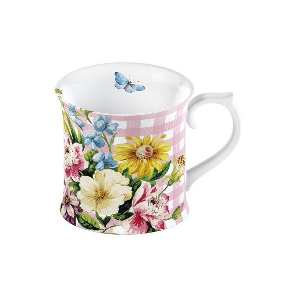 Květovaný porcelánový hrnek Creative Tops English Garden, 350 ml