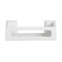 Mensola da bagno senza foratura bianco opaco in plastica con aggancio Turbo-loc Bralia – Wenko