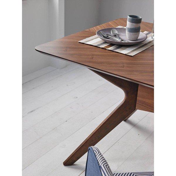 Tavolo da pranzo in legno di noce Helga, 180 x 95 cm - sømcasa-image-1