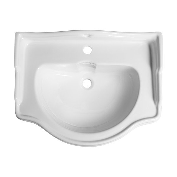 Lavabo bianco in ceramica 69x52 cm Retro – Sapho-image-3