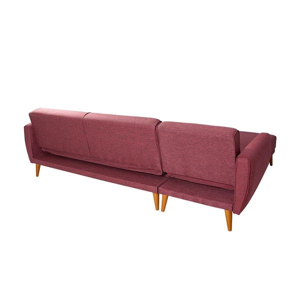 Divano letto bordeaux divano angolare Aria - Balcab Home-image-3