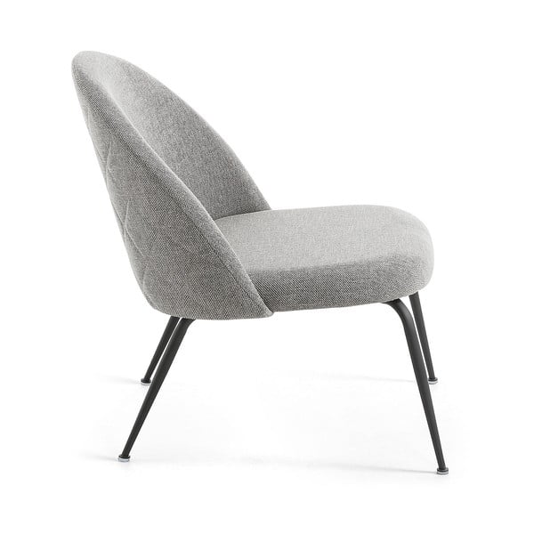 Poltrona grigia Mystere - Kave Home-image-2