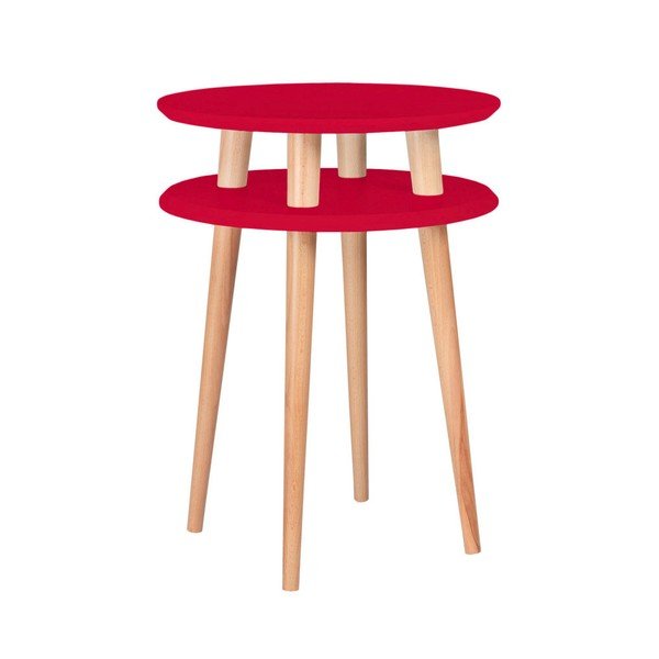 Tavolino Ufo rosso, ⌀ 45 cm - Ragaba