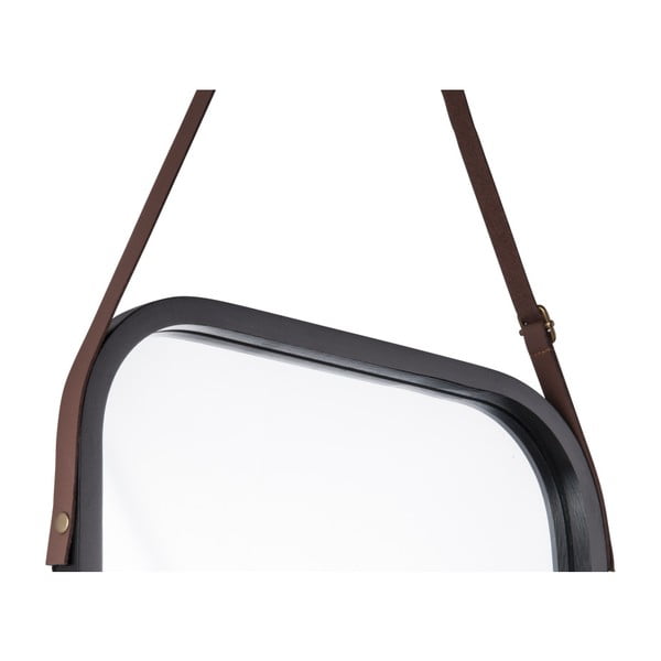 Specchio da parete con cornice nera Idylic, lunghezza 40,5 cm Idyllic - PT LIVING-image-1