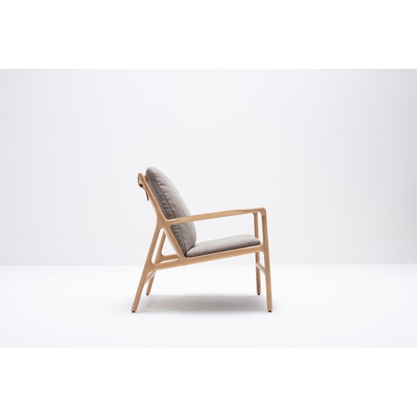 Poltrona in colore grigio-naturale Dedo - Gazzda-image-4