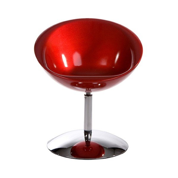 Set di 2 poltrone girevoli rosse Design Bowl - Kokoon-image-4