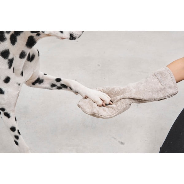 Guanto per pulizia animali domestici Guanto Greige - MiaCara-image-3