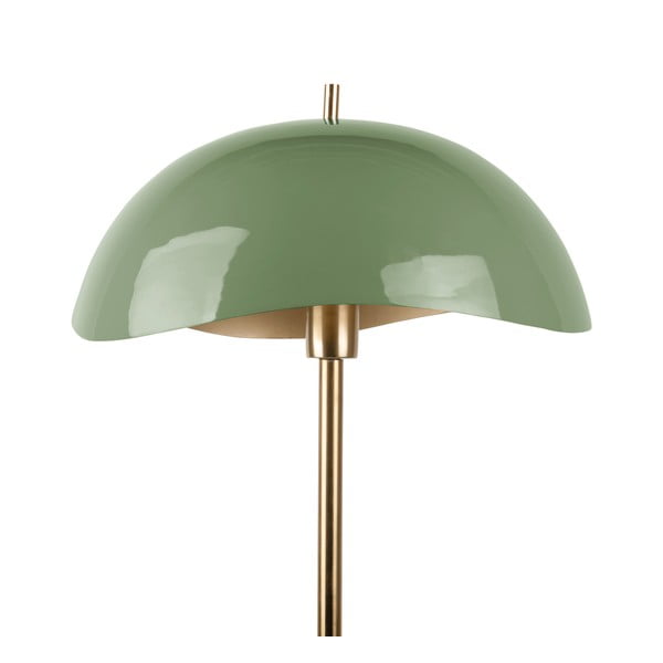 Lampada da terra con paralume in metallo verde e oro (altezza 154 cm) Waved - Leitmotiv-image-1