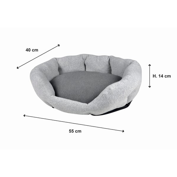 Letto grigio per cani 40x55 cm - Love Story-image-2