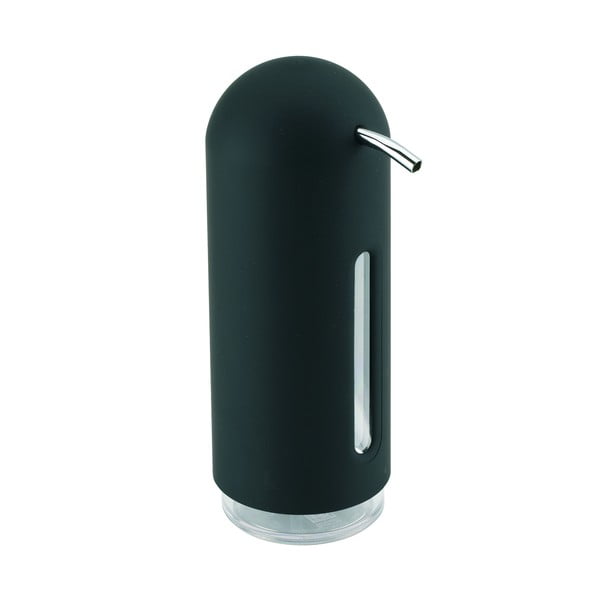 Dispenser di sapone in plastica nera da 350 ml Penguin - Umbra