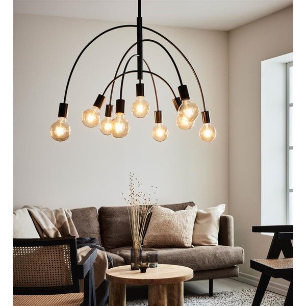 Apparecchio a soffitto a sospensione nero, larghezza 94,5 cm Lavello - Markslöjd-image-2