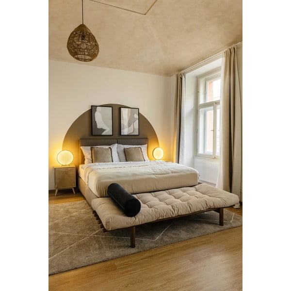 Tappeto beige e crema Massy, 200 x 290 cm Glow - Elle Decoration-image-1