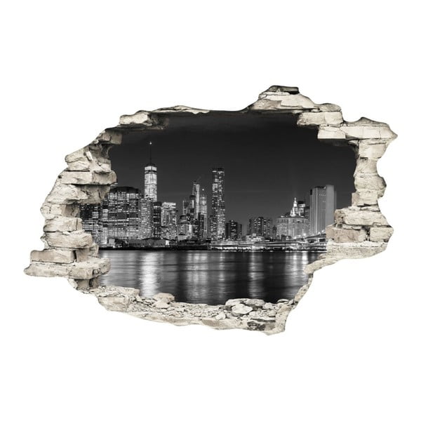 Adesivo del foro di New York Landscape Night in New York - Ambiance-image-1