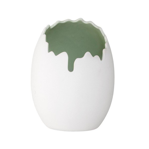 Porcelánový květináč ve tvaru vejce Bloomingville Vila, ⌀ 13 cm