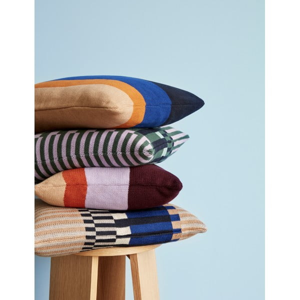 Cuscino in cotone Norma, 60 x 40 cm - Hübsch-image-1