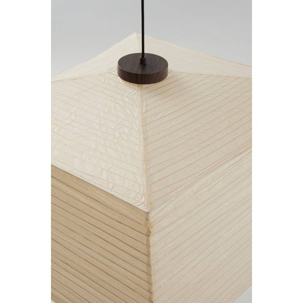 Lampadario beige in carta ø 70 cm Signe – Jotex-image-4