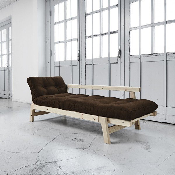 Rozkládací pohovka Karup Step Natural/Choco Brown-image-2
