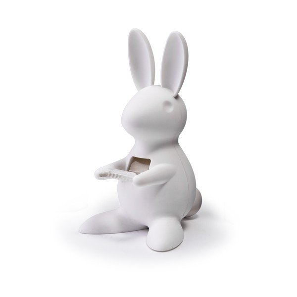 Držák na lepicí pásku Bunny, bílý