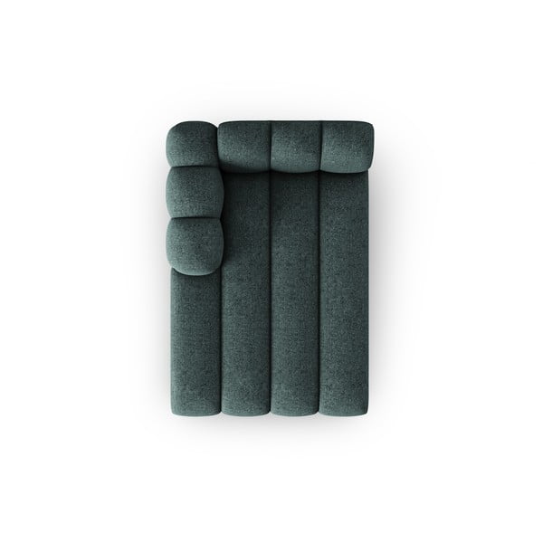 Chaise longue componibile turchese (con penisola a sinistra) Lupine – Micadoni Home-image-2